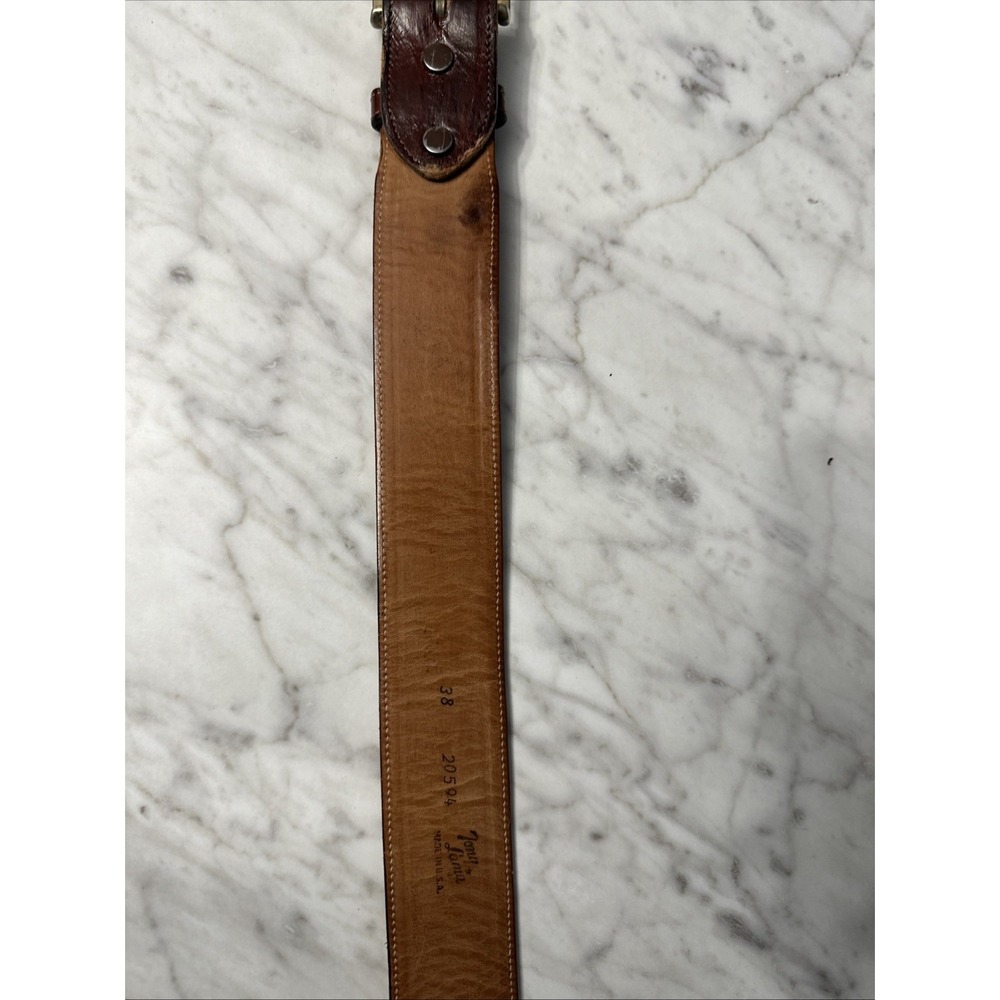 Tony Lama size 38 Genuine eel‎ leather belt - Picture 11 of 16
